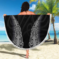 New Zealand Netball Beach Blanket Koru and Maori Tattoo Jersey