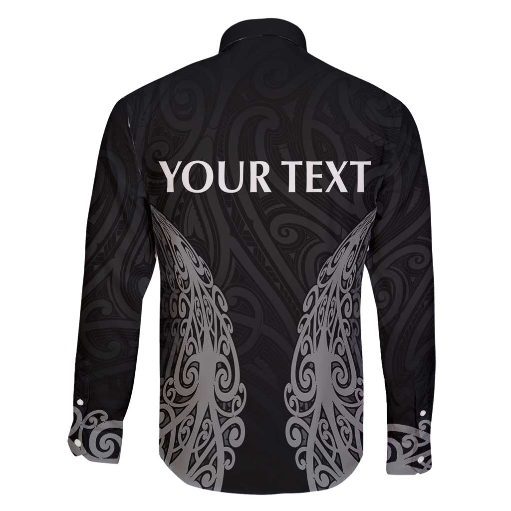 New Zealand Netball Family Matching Off Shoulder Maxi Dress and Hawaiian Shirt Koru and Maori Tattoo Jersey