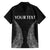 New Zealand Netball Family Matching Off Shoulder Short Dress and Hawaiian Shirt Koru and Maori Tattoo Jersey