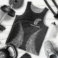 New Zealand Netball Men Tank Top Koru and Maori Tattoo Jersey