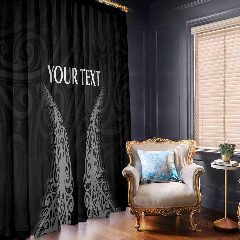 New Zealand Netball Window Curtain Koru and Maori Tattoo Jersey