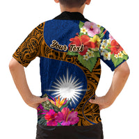 personalised-marshall-islands-manit-day-kid-hawaiian-shirt-marshall-seal-mix-hibiscus-flower-maori-pattern-style