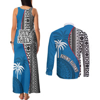 fiji-rugby-couples-matching-tank-maxi-dress-and-long-sleeve-button-shirts-coat-of-arms-palm-tree-mix-polynesia-tapa-pattern