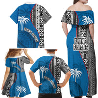 fiji-rugby-family-matching-off-shoulder-maxi-dress-and-hawaiian-shirt-coat-of-arms-palm-tree-mix-polynesia-tapa-pattern