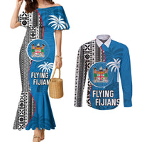 custom-fiji-rugby-couples-matching-mermaid-dress-and-long-sleeve-button-shirts-coat-of-arms-palm-tree-mix-polynesia-tapa-pattern