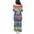 Solomon Islands Christmas Family Matching Puletasi Dress and Hawaiian Shirt Santa With Flag Of Solomon Polynesian Tribal Xmas Vibe LT03 - Polynesian Pride