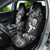 Personalised New Zealand Rugby Car Seat Cover Maori Warrior Rugby with Silver Fern Sleeve Tribal Ethnic Style LT03 - Polynesian Pride