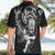 Personalised New Zealand Rugby Hawaiian Shirt Maori Warrior Rugby with Silver Fern Sleeve Tribal Ethnic Style LT03 - Polynesian Pride