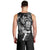 Personalised New Zealand Rugby Men Tank Top Maori Warrior Rugby with Silver Fern Sleeve Tribal Ethnic Style LT03 - Polynesian Pride
