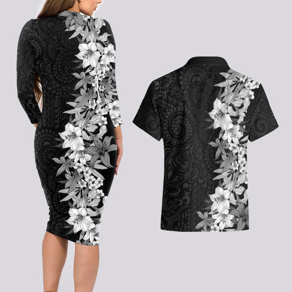 Hawaiian Bird Floral Print Bodycon Dress