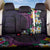 Hawaiian Plumeria-Polynesian Art Tattoo Mauve Color Back Car Seat Cover