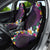 Hawaiian Plumeria-Polynesian Art Tattoo Mauve Color Car Seat Cover