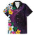 Hawaiian Plumeria-Polynesian Art Tattoo Mauve Color Hawaiian Shirt