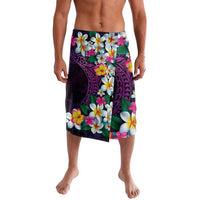 Hawaiian Plumeria-Polynesian Art Tattoo Mauve Color Lavalava