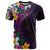 Hawaiian Plumeria-Polynesian Art Tattoo Mauve Color T Shirt