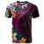 Hawaiian Plumeria-Polynesian Art Tattoo Plum Pink Color T Shirt