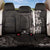 Hawaiian Plumeria-Polynesian Art Tattoo Grayscale Color Back Car Seat Cover