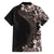 Hawaiian Plumeria-Polynesian Art Tattoo Grayscale Color Hawaiian Shirt