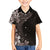 Hawaiian Plumeria-Polynesian Art Tattoo Grayscale Color Hawaiian Shirt