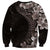 Hawaiian Plumeria-Polynesian Art Tattoo Grayscale Color Sweatshirt
