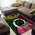 Vanuatu 44th Anniversary Independence Day Area Rug Boars Tusk and Namele Plant LT03