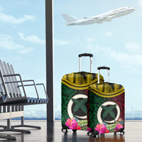 Vanuatu 44th Anniversary Independence Day Luggage Cover Boars Tusk and Namele Plant LT03 - Polynesian Pride