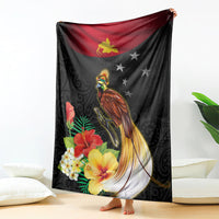 Papua New Guinea Independence Day Blanket PNG Flag and Bird-of-Paradise