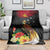 Papua New Guinea Independence Day Blanket PNG Flag and Bird-of-Paradise