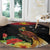 Papua New Guinea Independence Day Round Carpet PNG Flag and Bird-of-Paradise