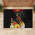 Papua New Guinea Independence Day Rubber Doormat PNG Flag and Bird-of-Paradise