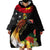 Papua New Guinea Independence Day Wearable Blanket Hoodie PNG Flag and Bird-of-Paradise