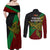 Papua New Guinea East New Britain Province Couples Matching Off Shoulder Maxi Dress and Long Sleeve Button Shirts PNG Birds Of Paradise Polynesian Arty Style LT03 - Polynesian Pride