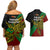 Papua New Guinea East New Britain Province Couples Matching Off Shoulder Short Dress and Hawaiian Shirt PNG Birds Of Paradise Polynesian Arty Style LT03 - Polynesian Pride
