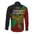 Papua New Guinea East New Britain Province Long Sleeve Button Shirt PNG Birds Of Paradise Polynesian Arty Style LT03 - Polynesian Pride