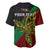 Custom Papua New Guinea East New Britain Province Baseball Jersey PNG Birds Of Paradise Polynesian Arty Style LT03 - Polynesian Pride