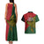 Papua New Guinea East Sepik Province Couples Matching Tank Maxi Dress and Hawaiian Shirt PNG Birds Of Paradise Polynesian Arty Style LT03 - Polynesian Pride
