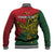 Custom Papua New Guinea East Sepik Province Baseball Jacket PNG Birds Of Paradise Polynesian Arty Style LT03 - Polynesian Pride