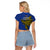 Papua New Guinea Gulf Province Raglan Cropped T Shirt PNG Birds Of Paradise Polynesian Arty Style LT03 - Polynesian Pride