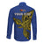 Custom Papua New Guinea Gulf Province Long Sleeve Button Shirt PNG Birds Of Paradise Polynesian Arty Style LT03 - Polynesian Pride