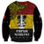Papua New Guinea Madang Province Sweatshirt PNG Birds Of Paradise Polynesian Arty Style LT03 - Polynesian Pride