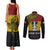 Custom Papua New Guinea Madang Province Couples Matching Tank Maxi Dress and Long Sleeve Button Shirts PNG Birds Of Paradise Polynesian Arty Style LT03 - Polynesian Pride