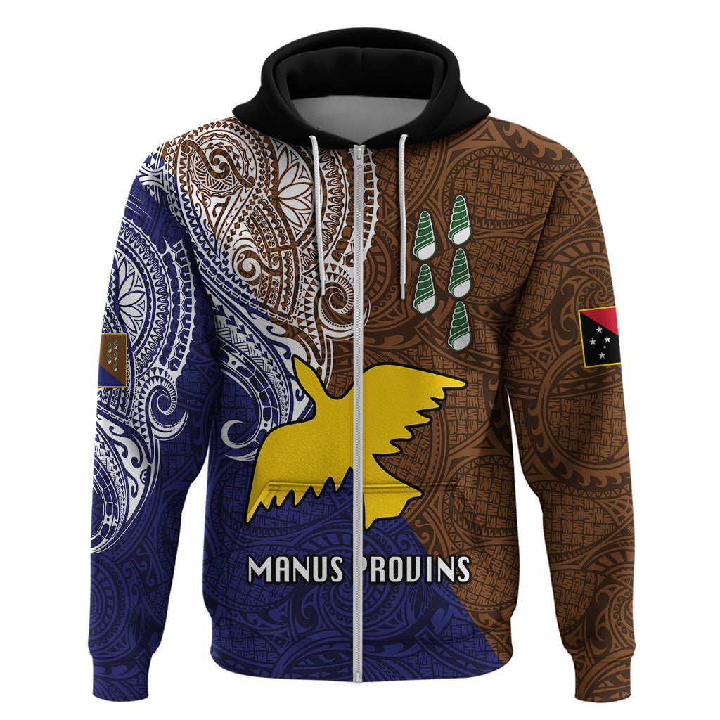 Papua New Guinea Manus Province Hoodie PNG Birds Of Paradise Polynesian Arty Style LT03 - Polynesian Pride