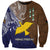 Papua New Guinea Manus Province Sweatshirt PNG Birds Of Paradise Polynesian Arty Style LT03 Unisex Brown - Polynesian Pride