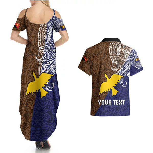 Custom Papua New Guinea Central Province Hoodie Dress PNG Birds Of Paradise Polynesian Arty Style LT03 main image 1