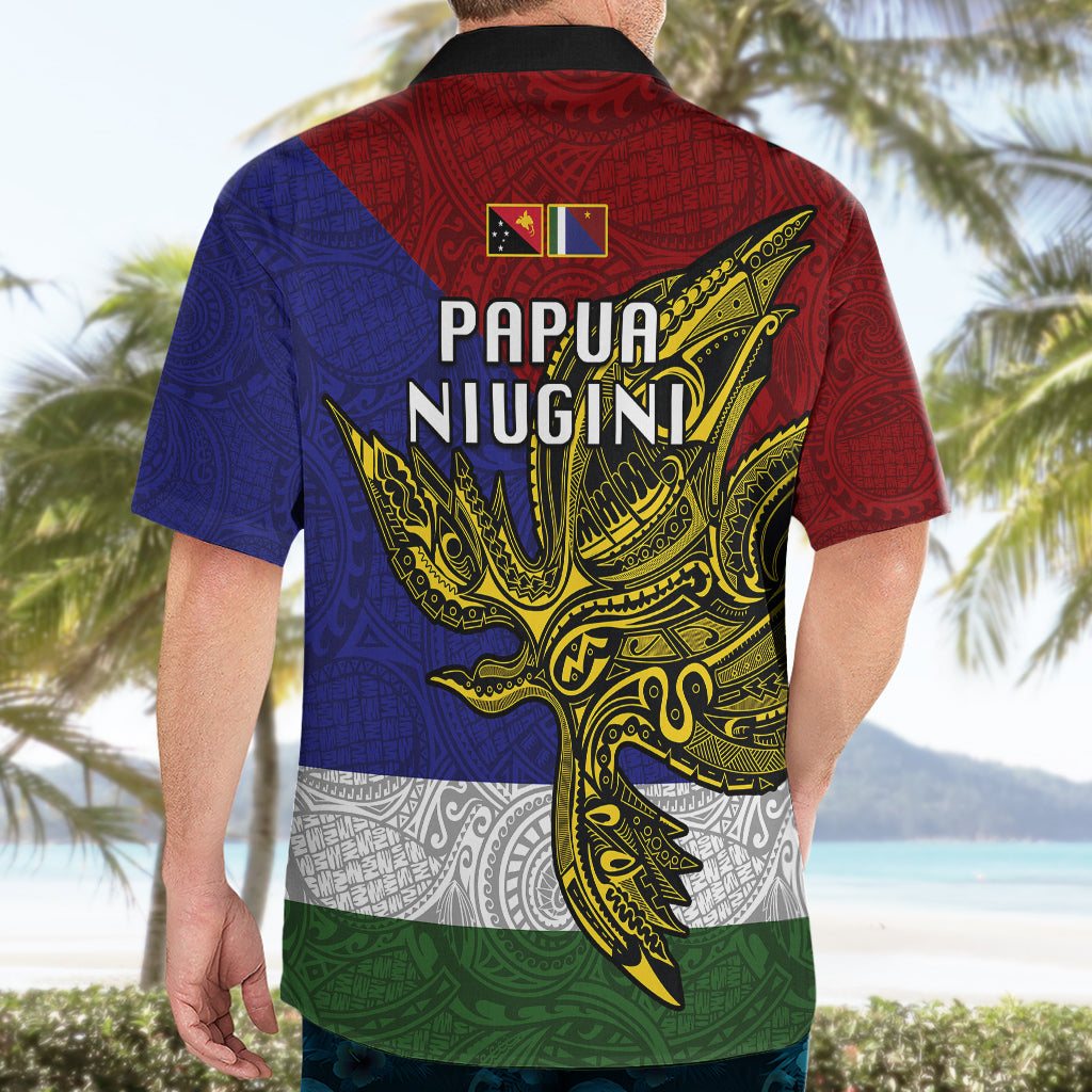 Papua New Guinea Milne Bay Province Hawaiian Shirt PNG Birds Of Paradise Polynesian Arty Style LT03 - Polynesian Pride