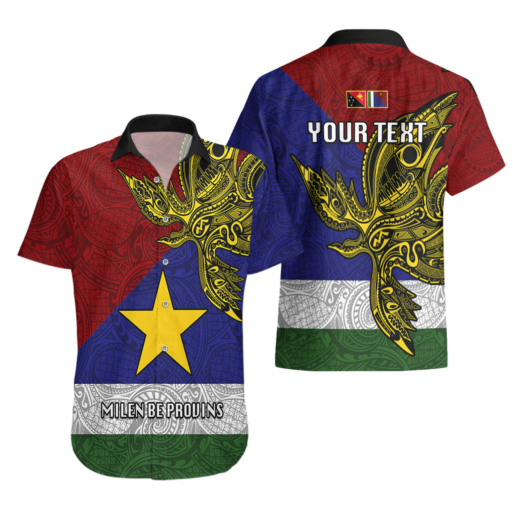 Custom Papua New Guinea Milne Bay Province Hawaiian Shirt PNG Birds Of Paradise Polynesian Arty Style LT03 - Polynesian Pride