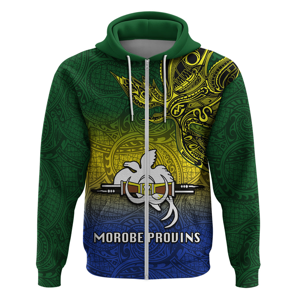 Papua New Guinea Morobe Province Hoodie PNG Birds Of Paradise Polynesian Arty Style LT03 - Polynesian Pride