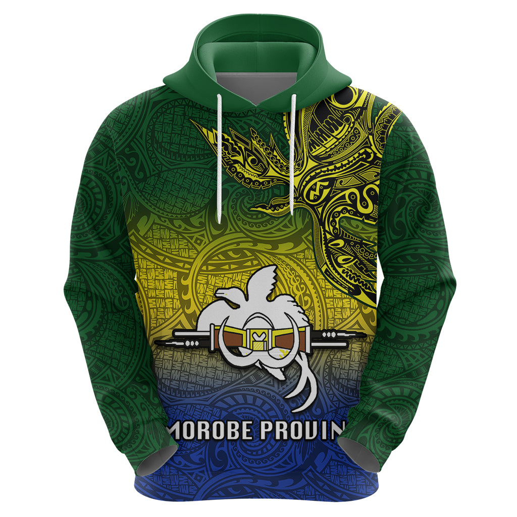 Papua New Guinea Morobe Province Hoodie PNG Birds Of Paradise Polynesian Arty Style LT03 - Polynesian Pride
