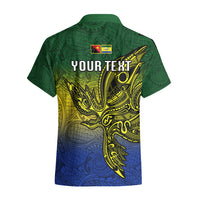 Custom Papua New Guinea Morobe Province Hawaiian Shirt PNG Birds Of Paradise Polynesian Arty Style LT03 - Polynesian Pride