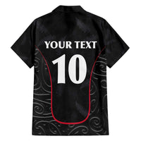 Custom New Zealand Rugby Family Matching Puletasi and Hawaiian Shirt Maori All Black Championship 2024 and Silver Fern